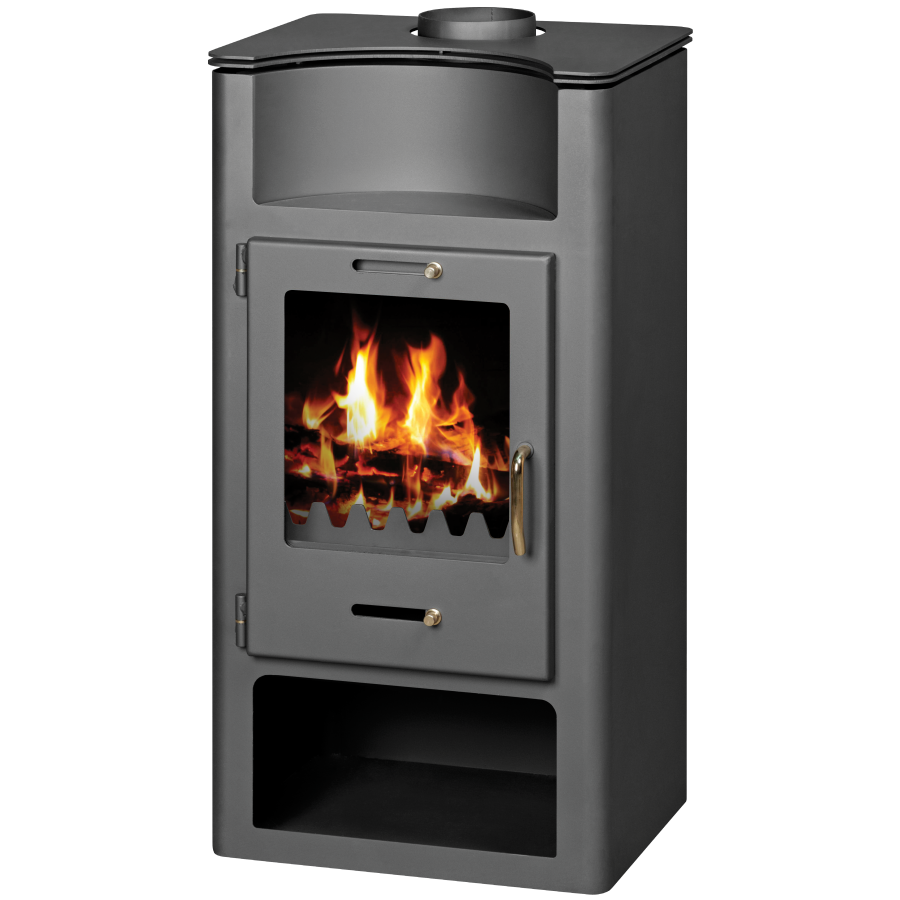 Victoria-05 Elegance wood-burning stove — black