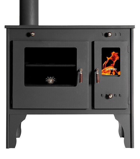 Prometey Eco Retro Left — left flue viewed from front