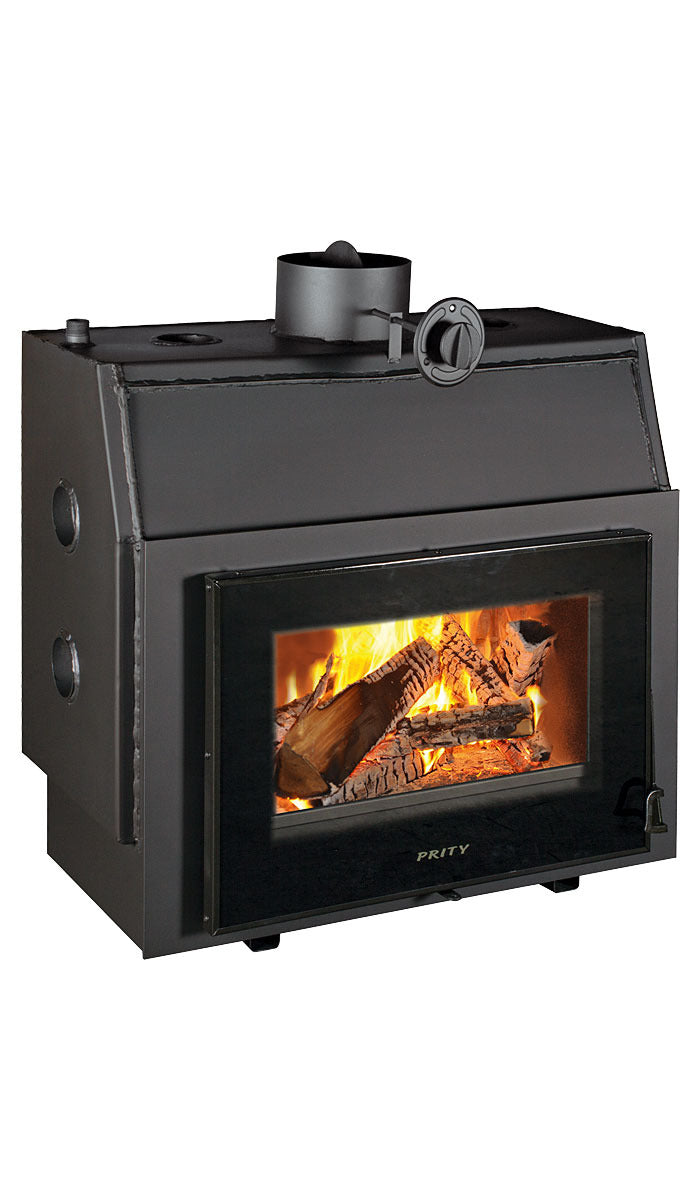 PRITY P W18 TV Wood-Burning Fireplace Insert with Water Boiler – image 1