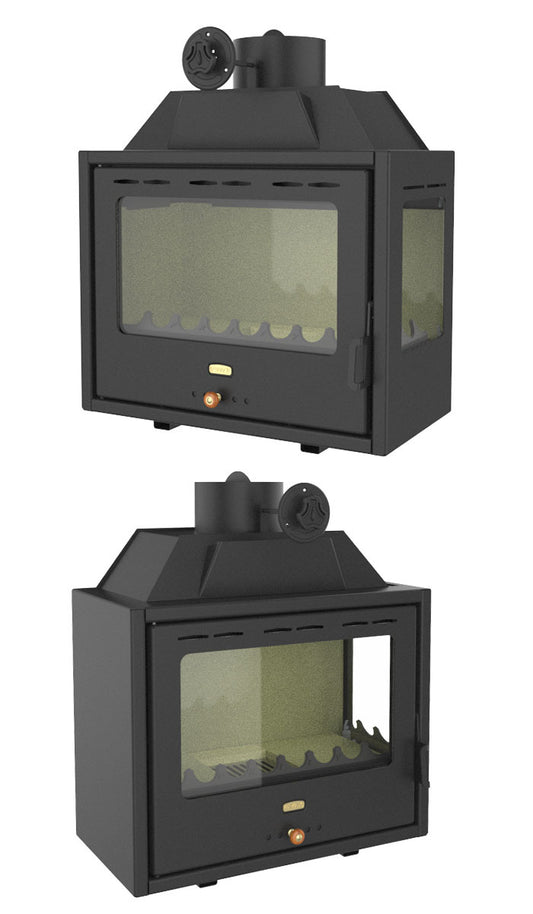 PRITY PS2 Wood-Burning Fireplace Insert with Water Boiler – image 2
