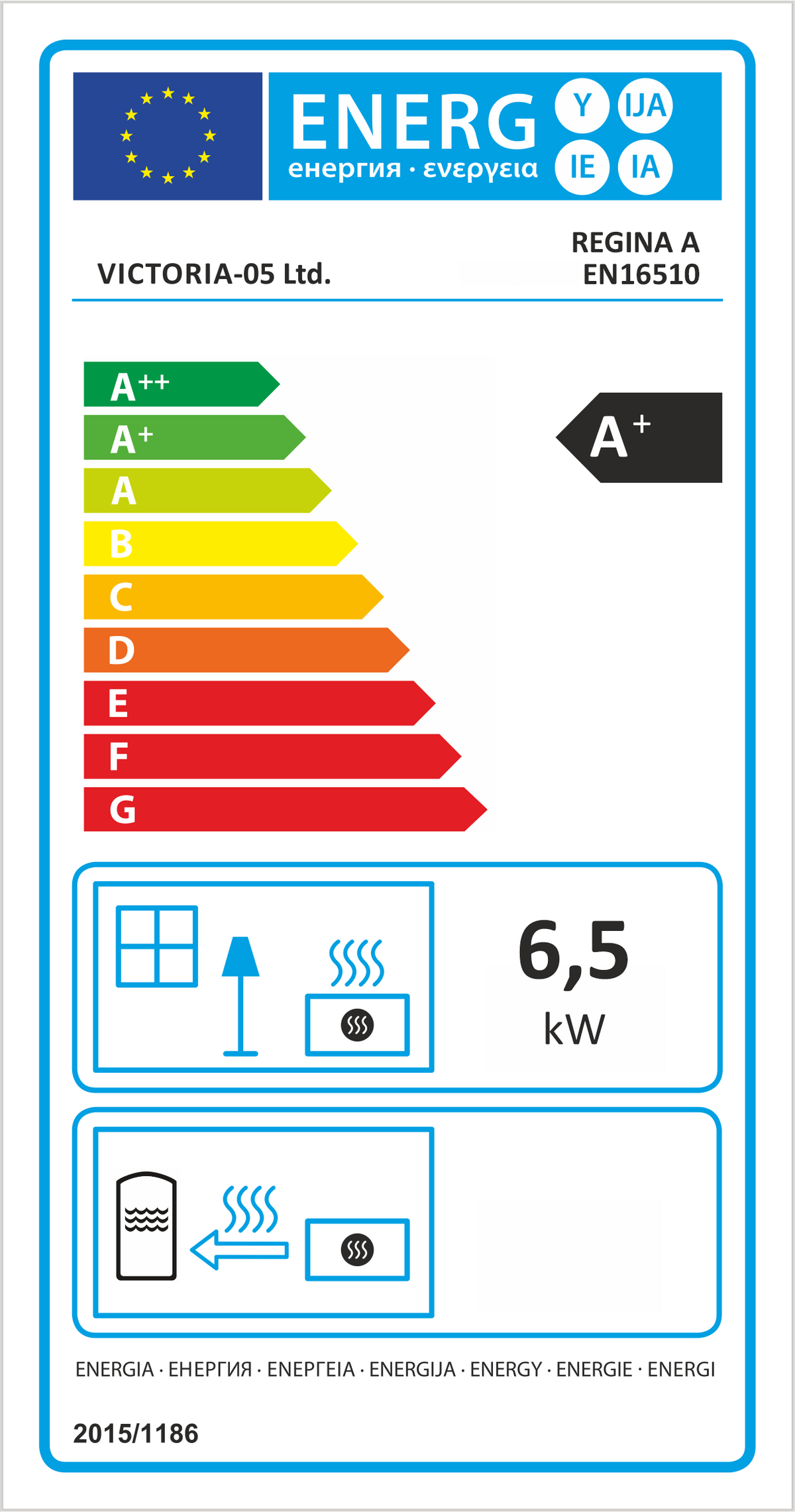 Victoria-05 Regina A Wood-Burning Stove – 6.46 kW – image 3