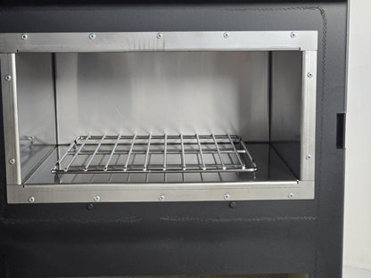 Verso F Inox — stainless steel oven interior