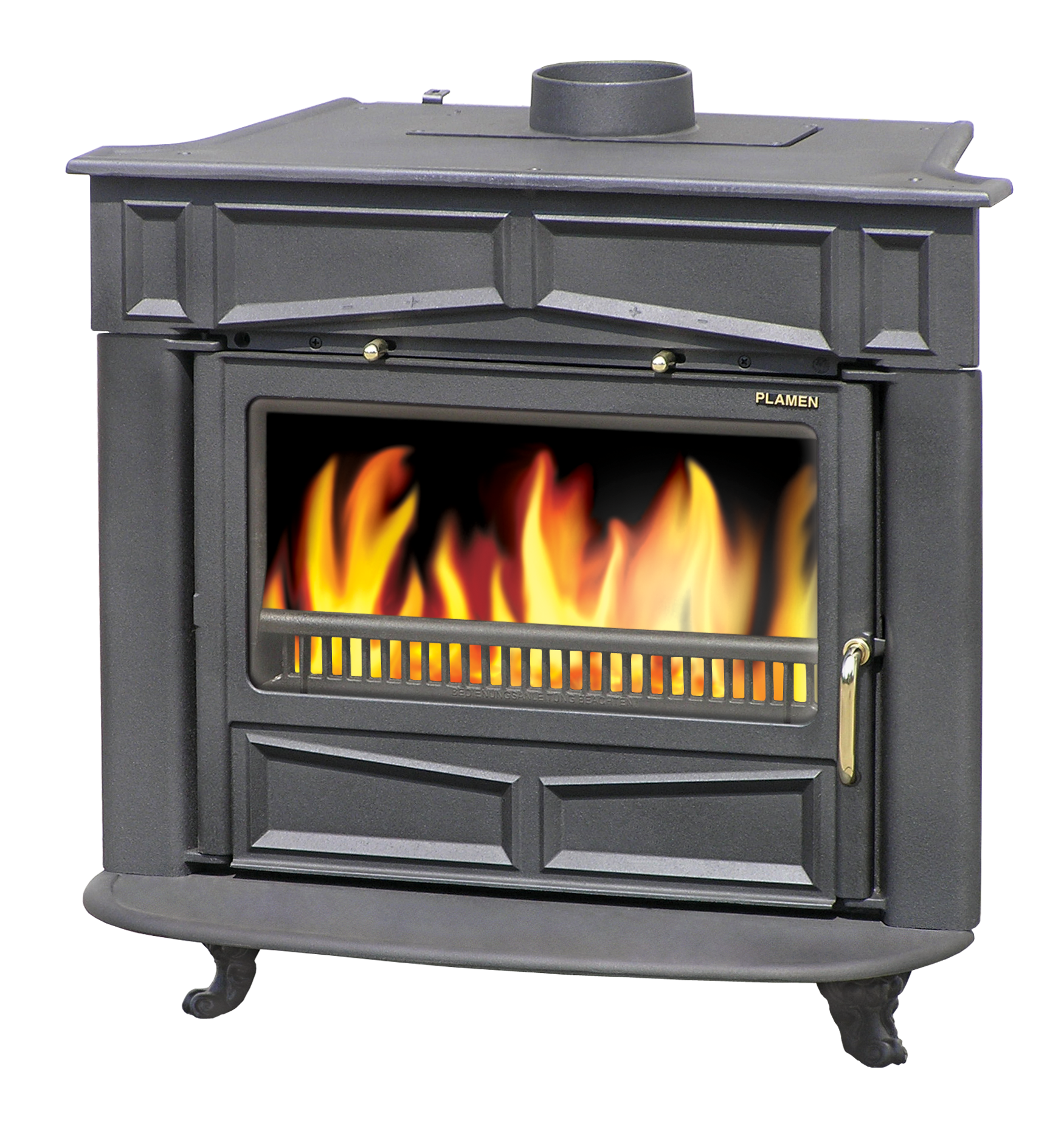 Plamen Glas Franklin wood-burning room stove
