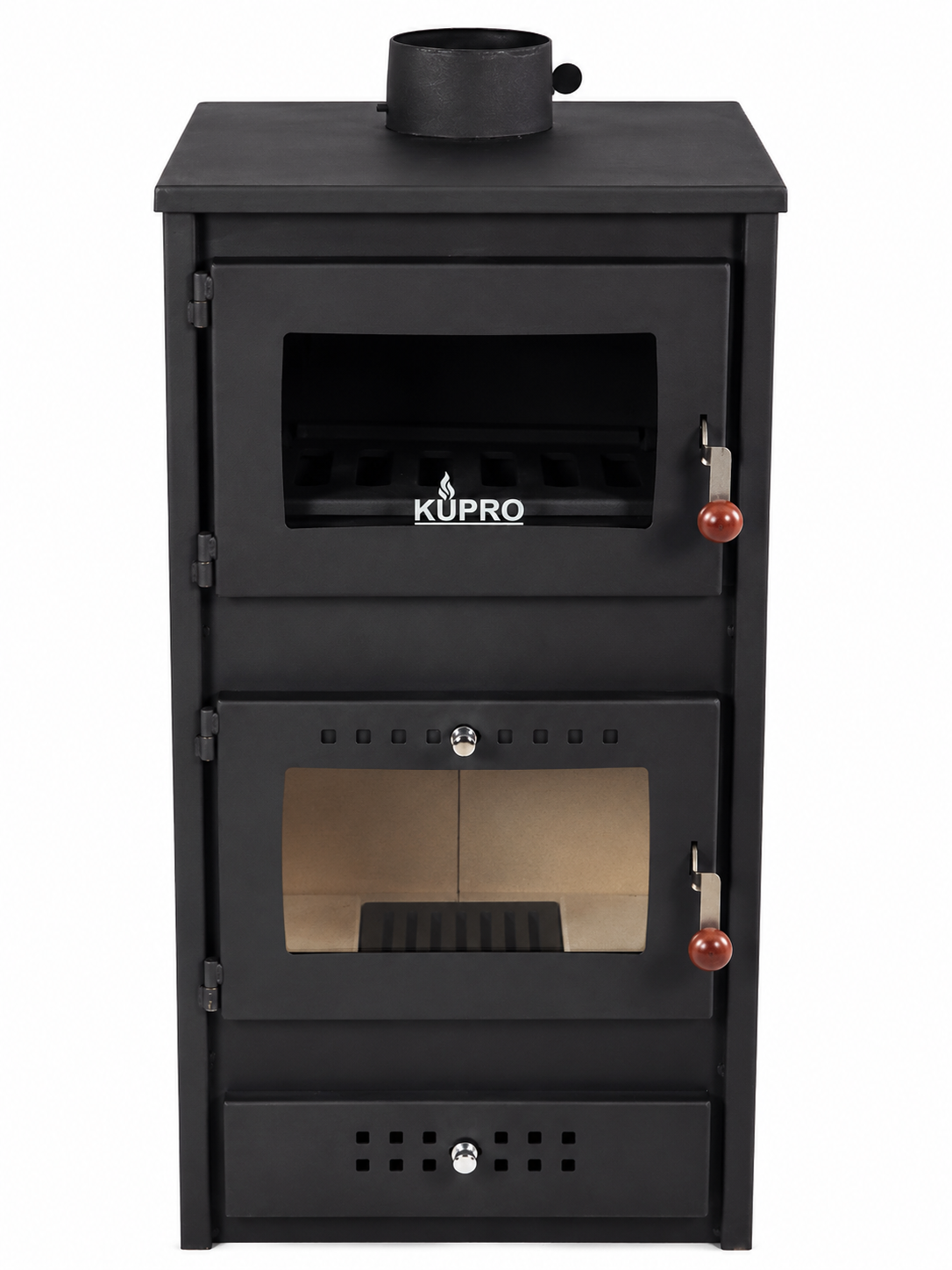Kupro F Steel Top Wood-Burning Stove with Oven – 7.9 kW – image 2
