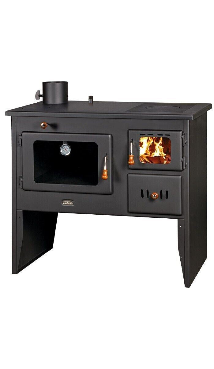 PRITY 1P41 W12 Wood-Burning Cooker with Water Boiler – image 1