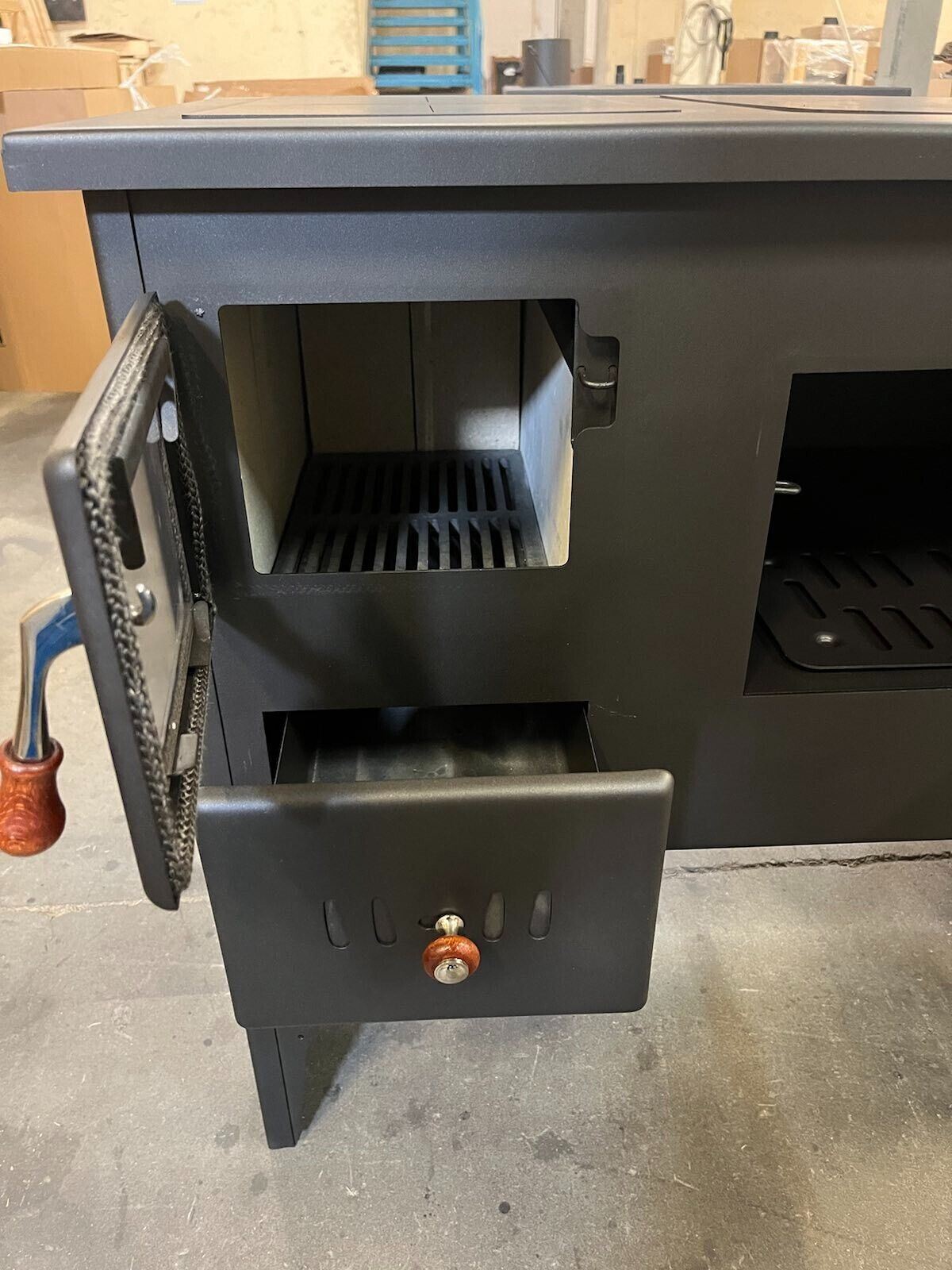 Prity 2P41 — Firebox and ash pan detail