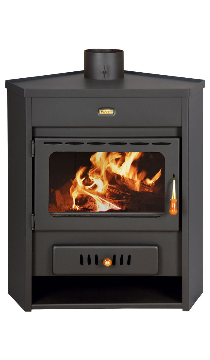 PRITY AM W12 Wood-Burning Stove with Water Boiler – image 1