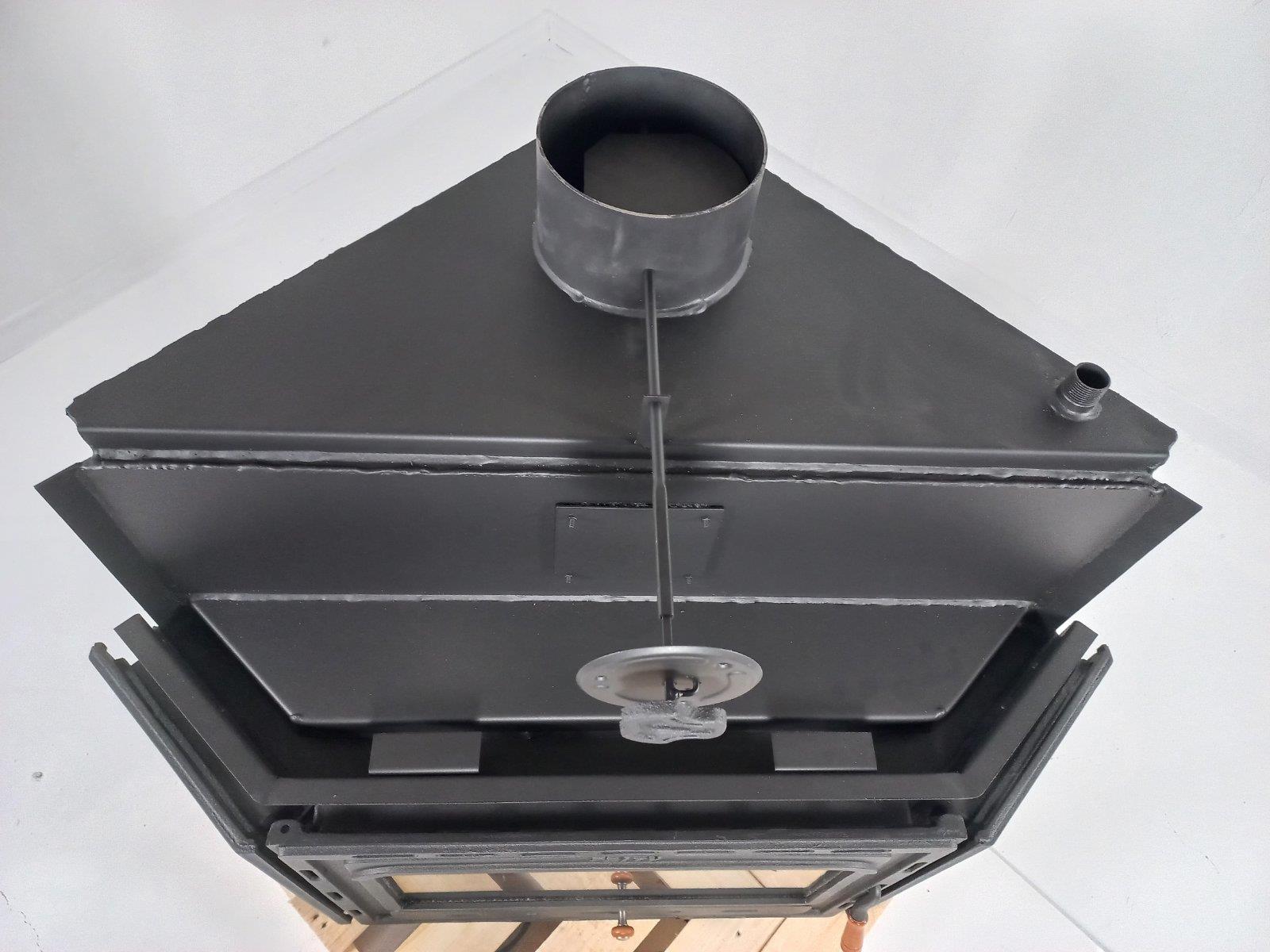 PRITY ATC W20 — Top view and flue outlet
