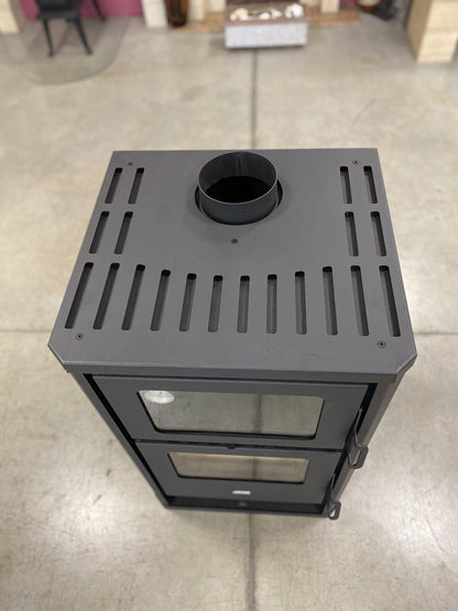 Prity FG D — Top view and flue outlet