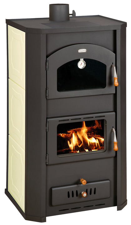 Prity FG W20 6.5 kW Wood Burning Cooker with Boiler and Oven