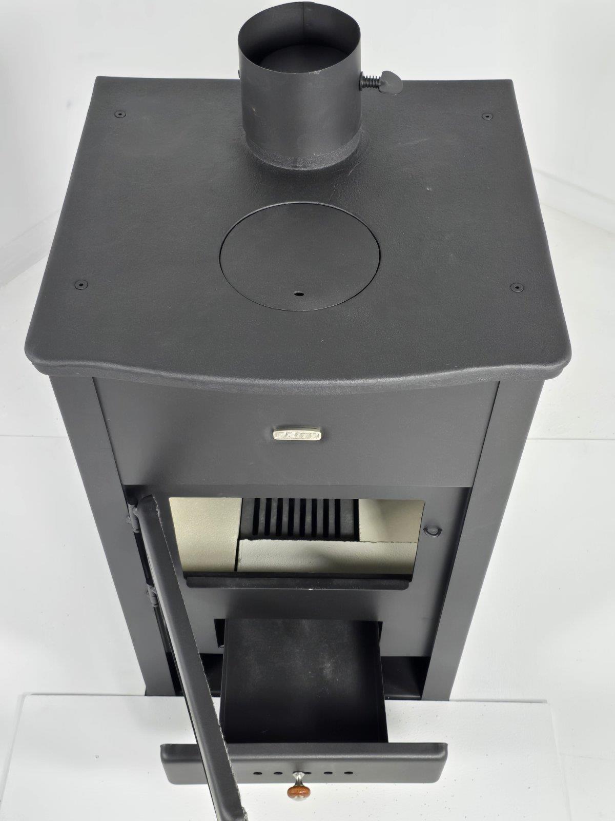Prity K2 CP — Firebox, ash pan and top plate