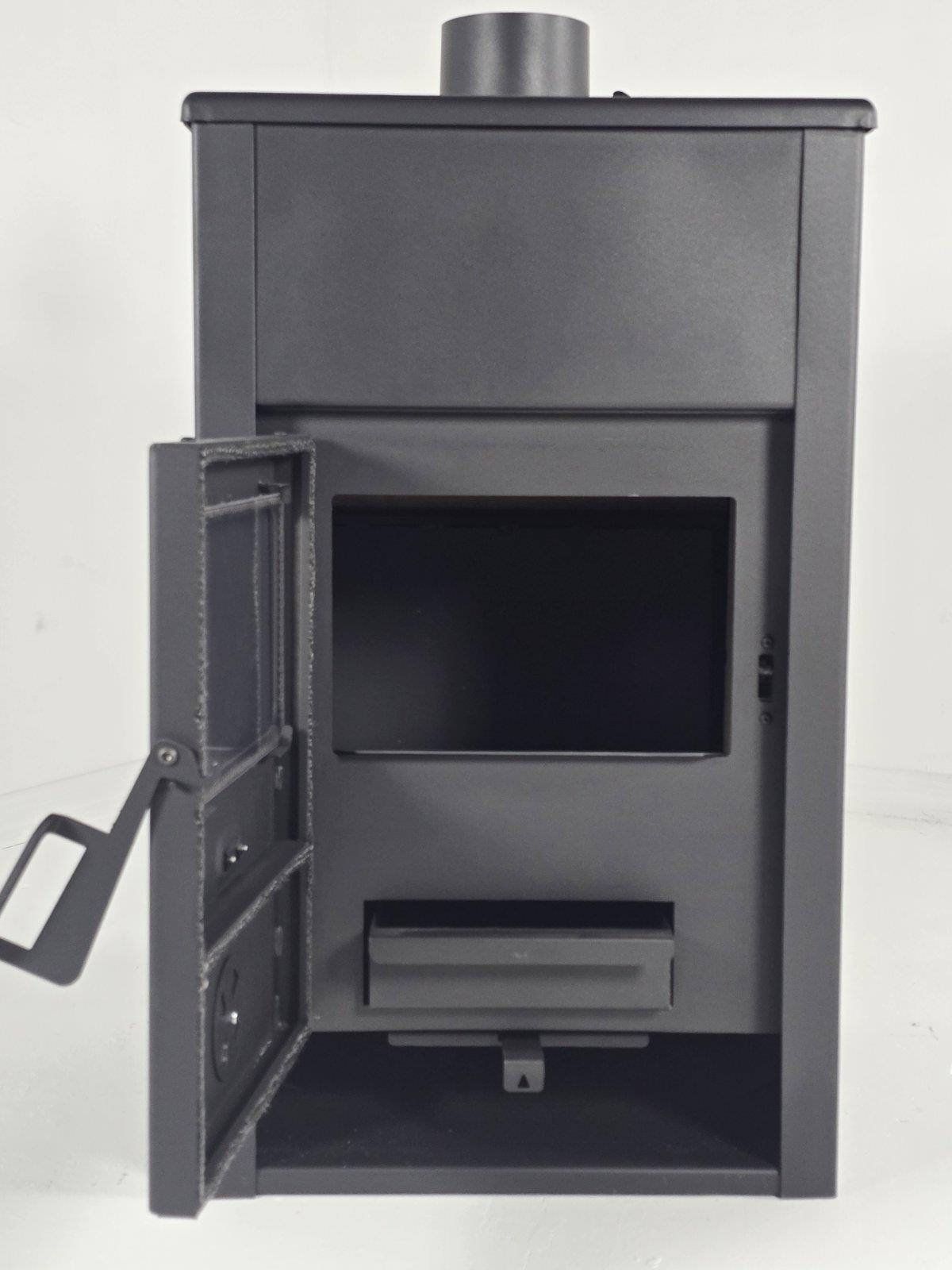 PRITY K2 D — Open door and firebox