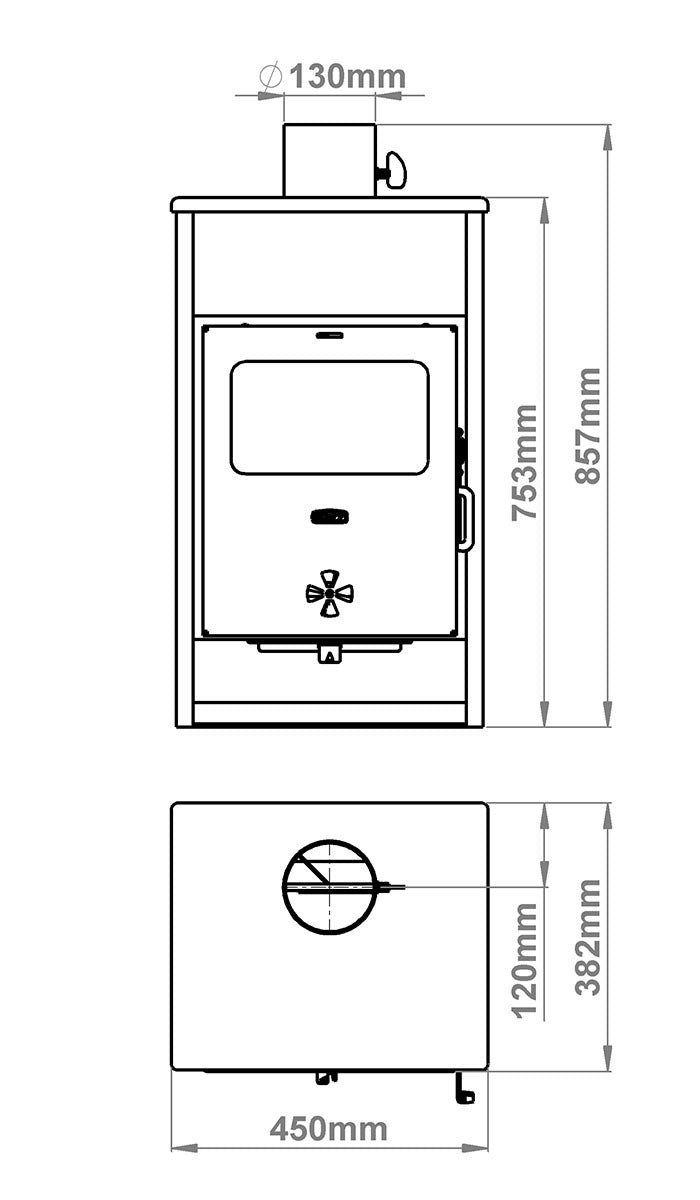PRITY KD technical dimensions