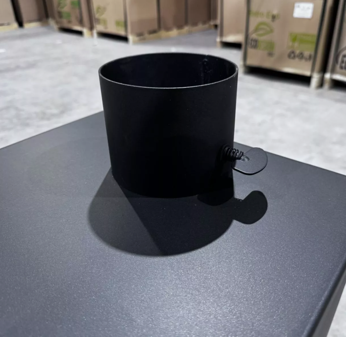 PRITY KOP D — Top and flue outlet detail