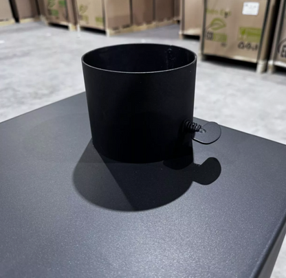 PRITY KOP D — Top and flue outlet detail