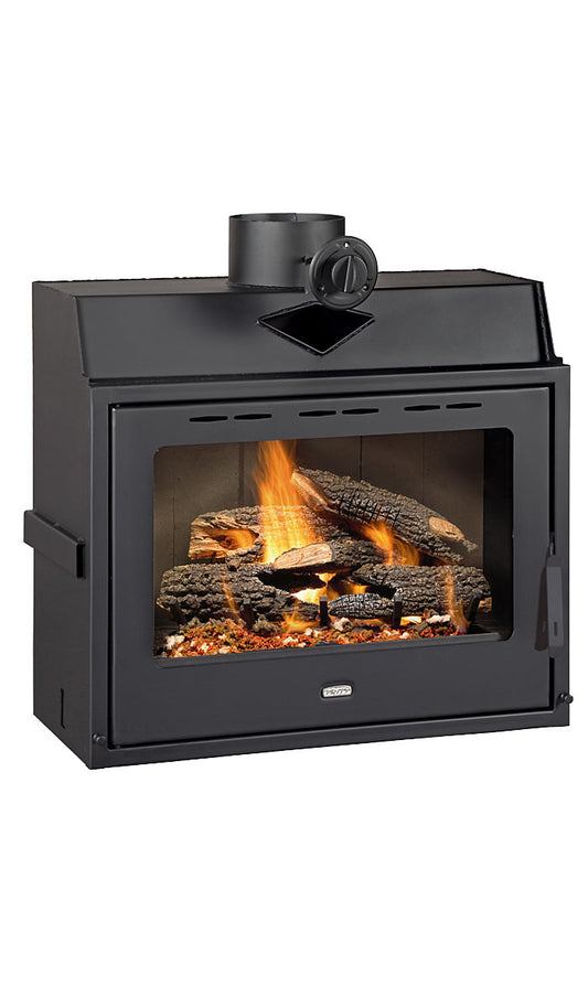 PRITY P Wood-Burning Fireplace Insert with Water Boiler – image 1