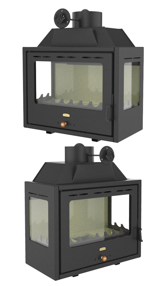 PRITY PS3 Wood-Burning Fireplace Insert with Water Boiler – image 2