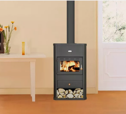 PRITY S1 — Wood-burning stove in a room setting
