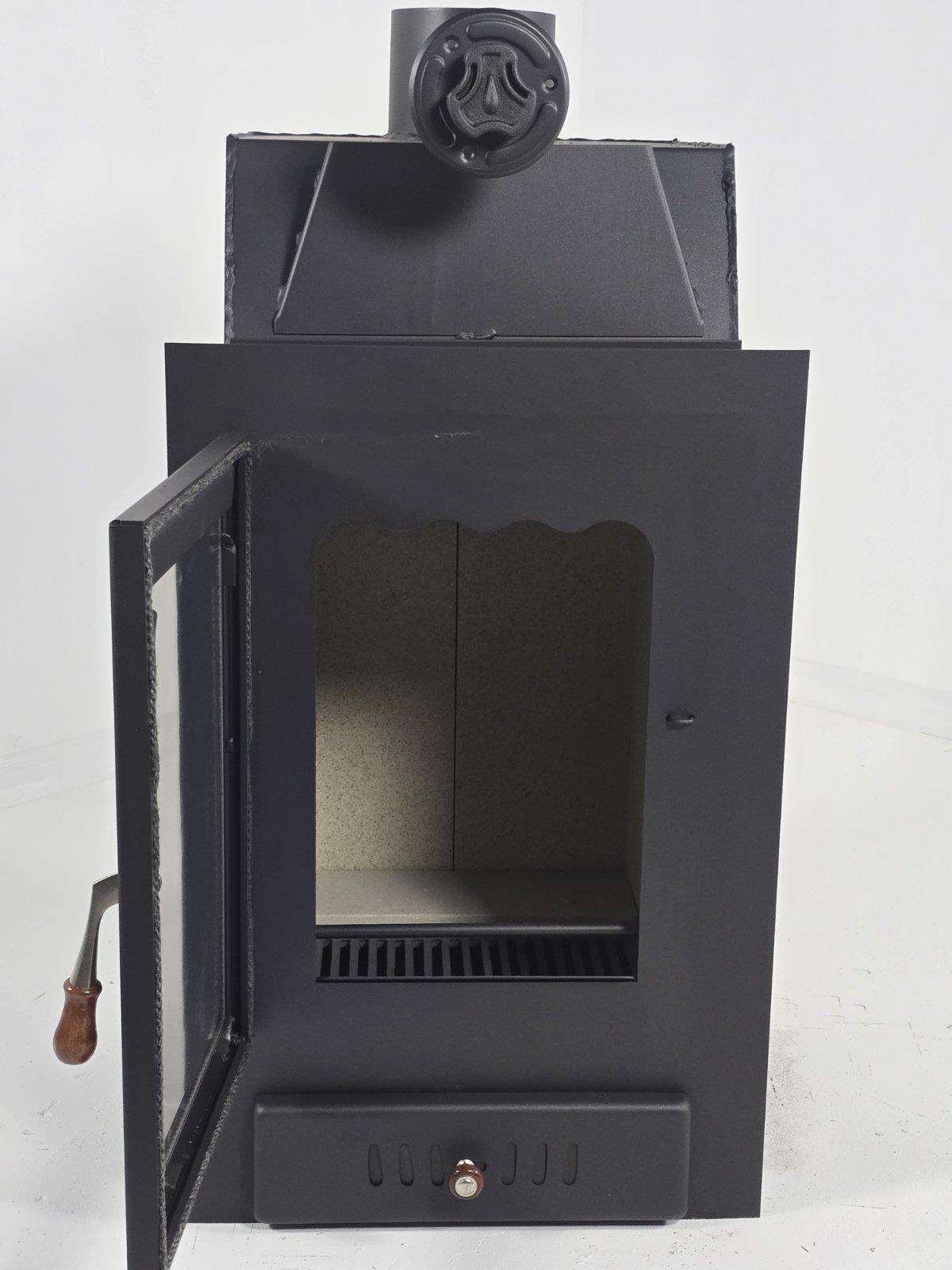 PRITY VM — Open door and firebox