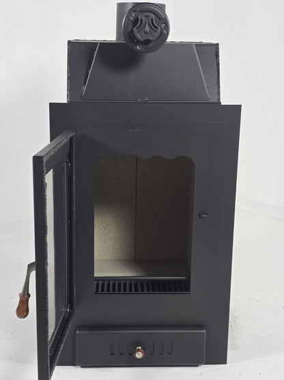 PRITY VM — Open door and firebox