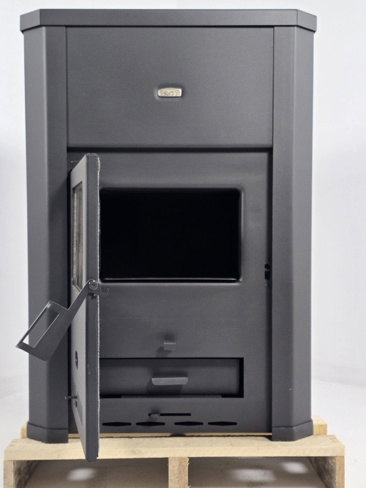 Prity WD W24D — Open door and firebox