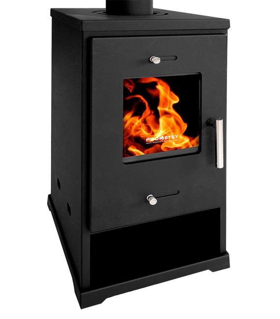 Prometey Eco Mini Black Wood-Burning Stove – image 3