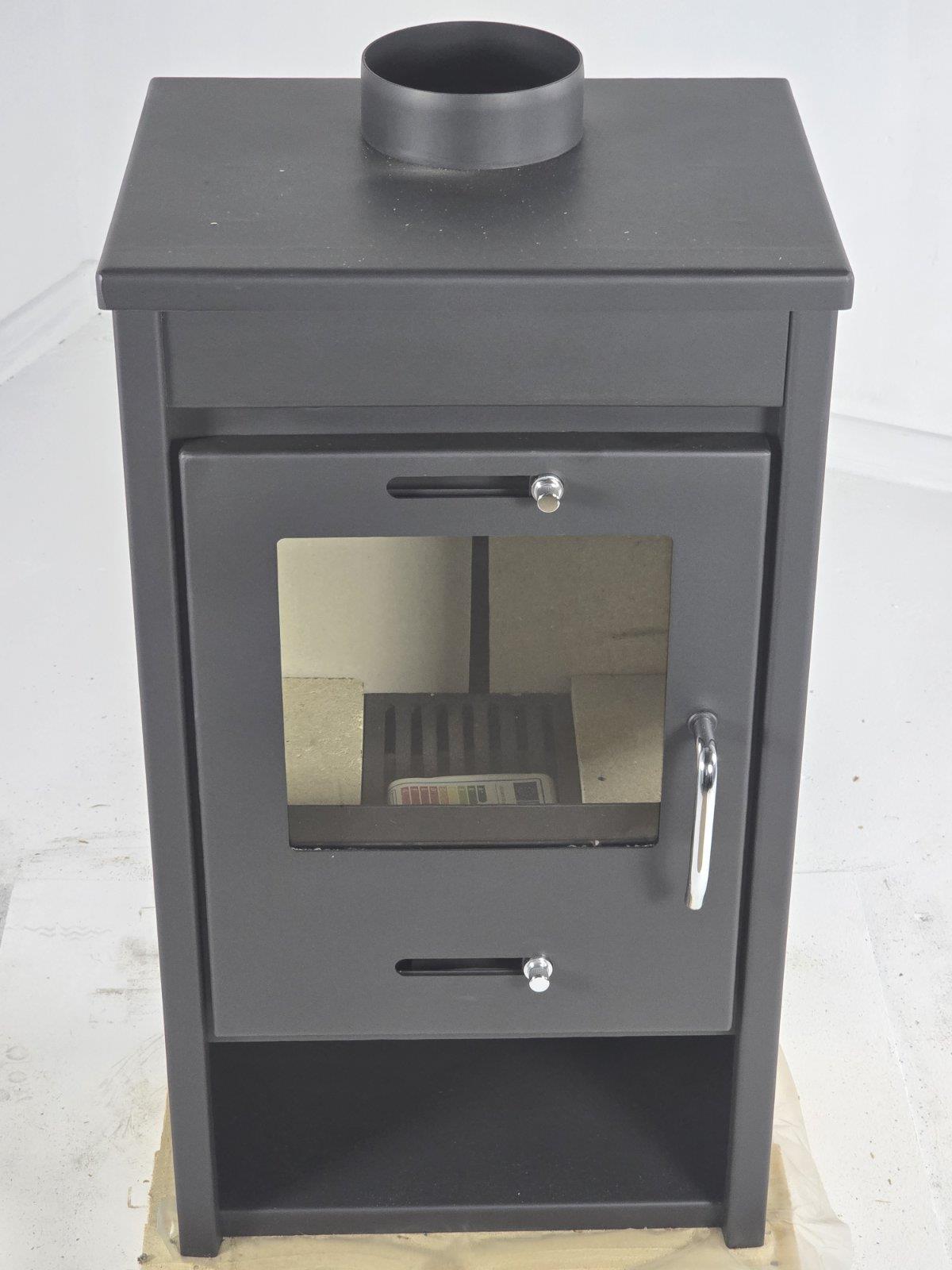 Deluxe LG — Front view without fire