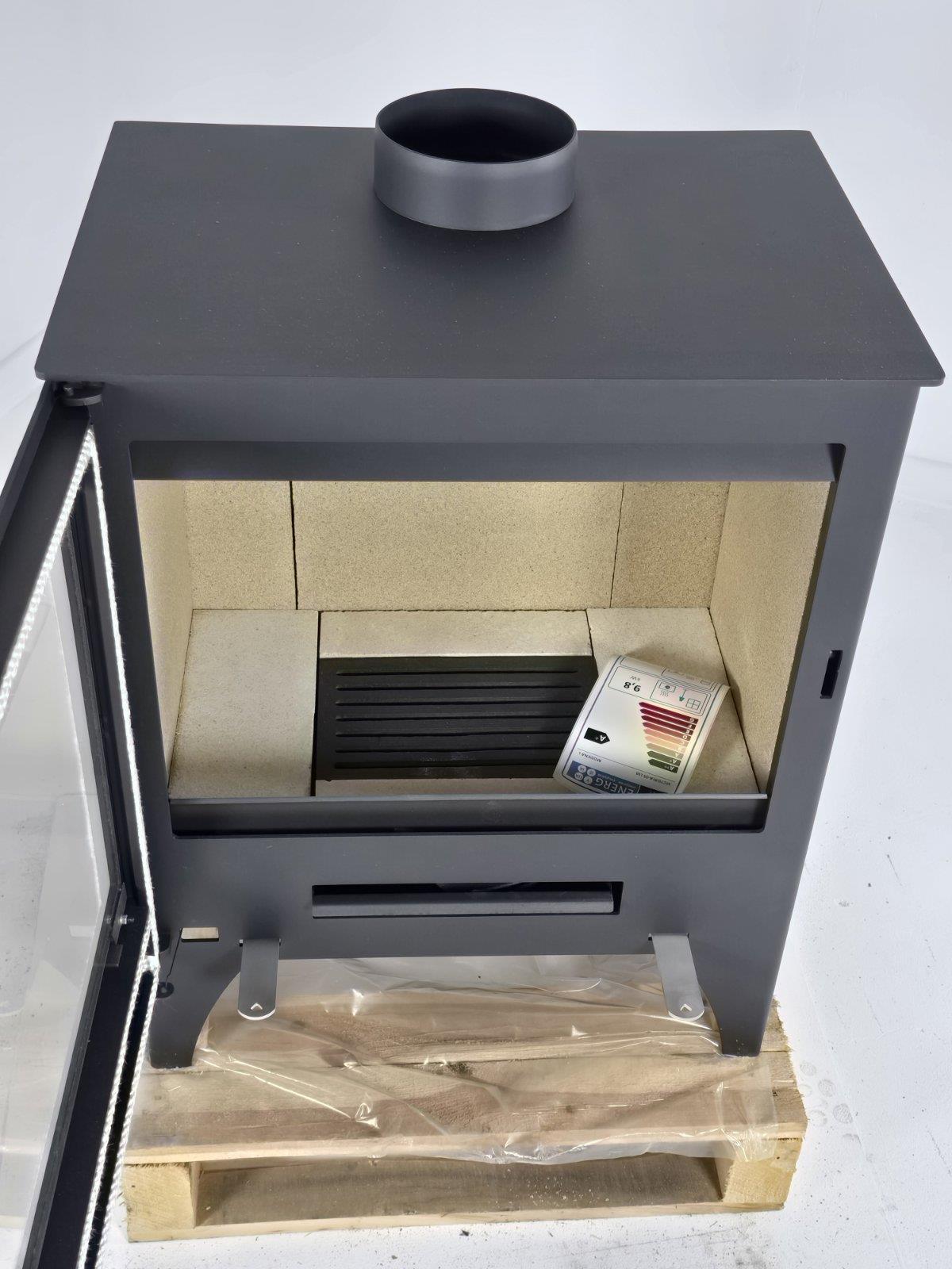 Victoria-05 Modena L — Grate and top flue outlet