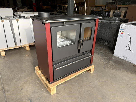 Verso CS Plus Inox Wood-Burning Cooker – 7.7 kW – image 1