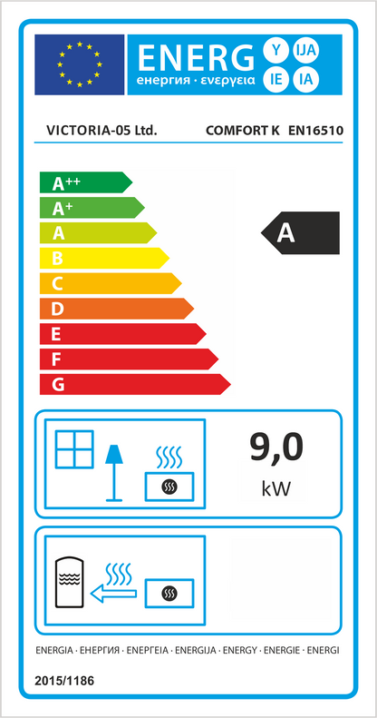 Victoria-05 Comfort K Wood-Burning Stove – 9.04 kW – image 2