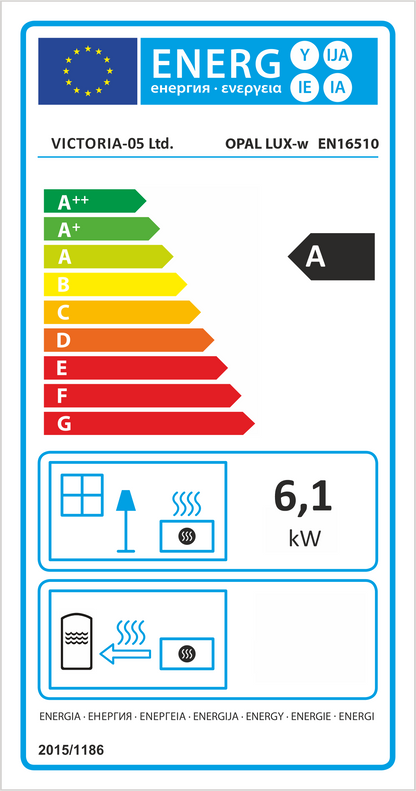 Victoria-05 Opal Lux Wood-Burning Stove – 6.13 kW – image 3