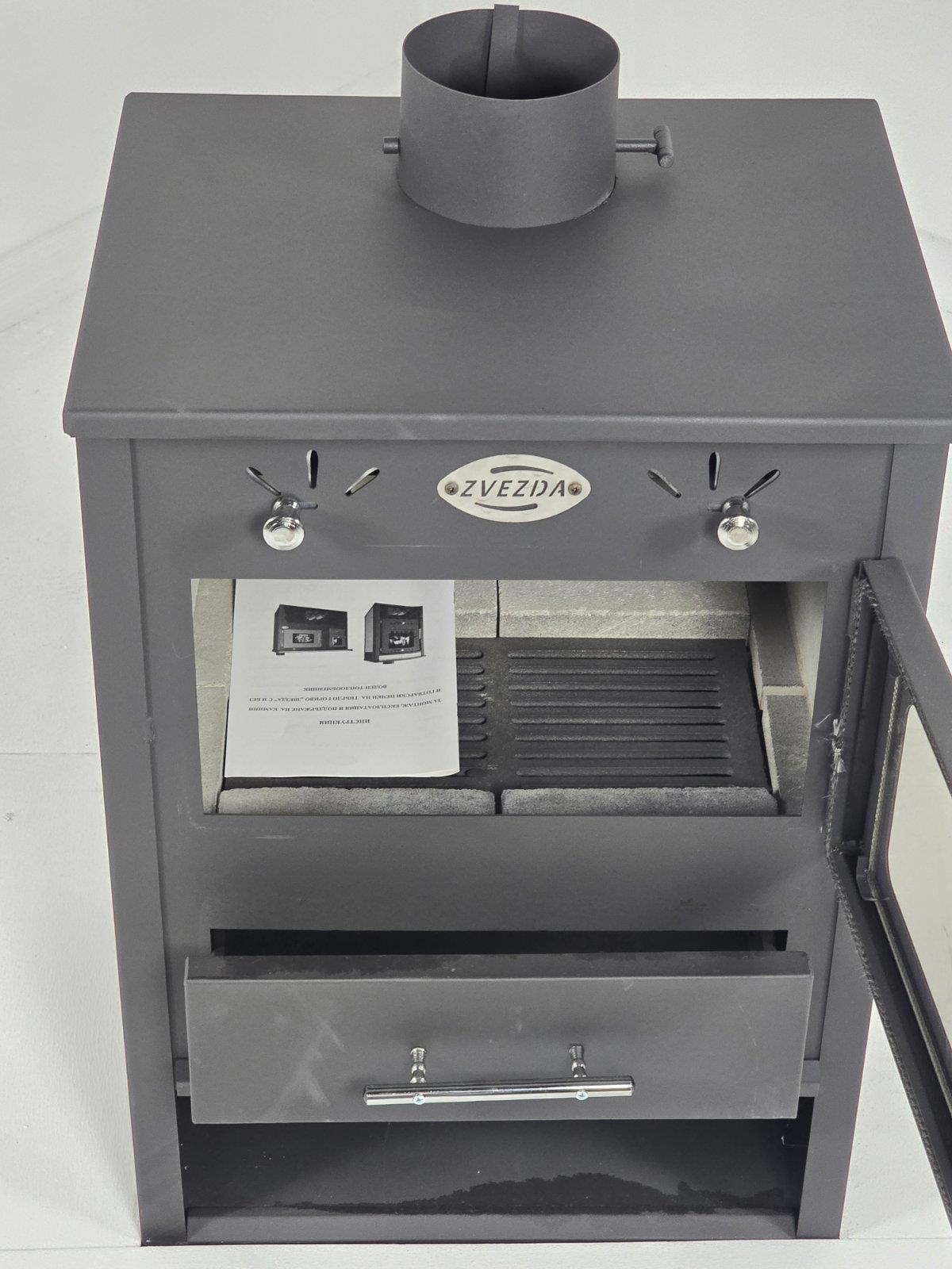 Zvezda 1 Eco Wood-Burning Stove – 6.9 kW – image 3